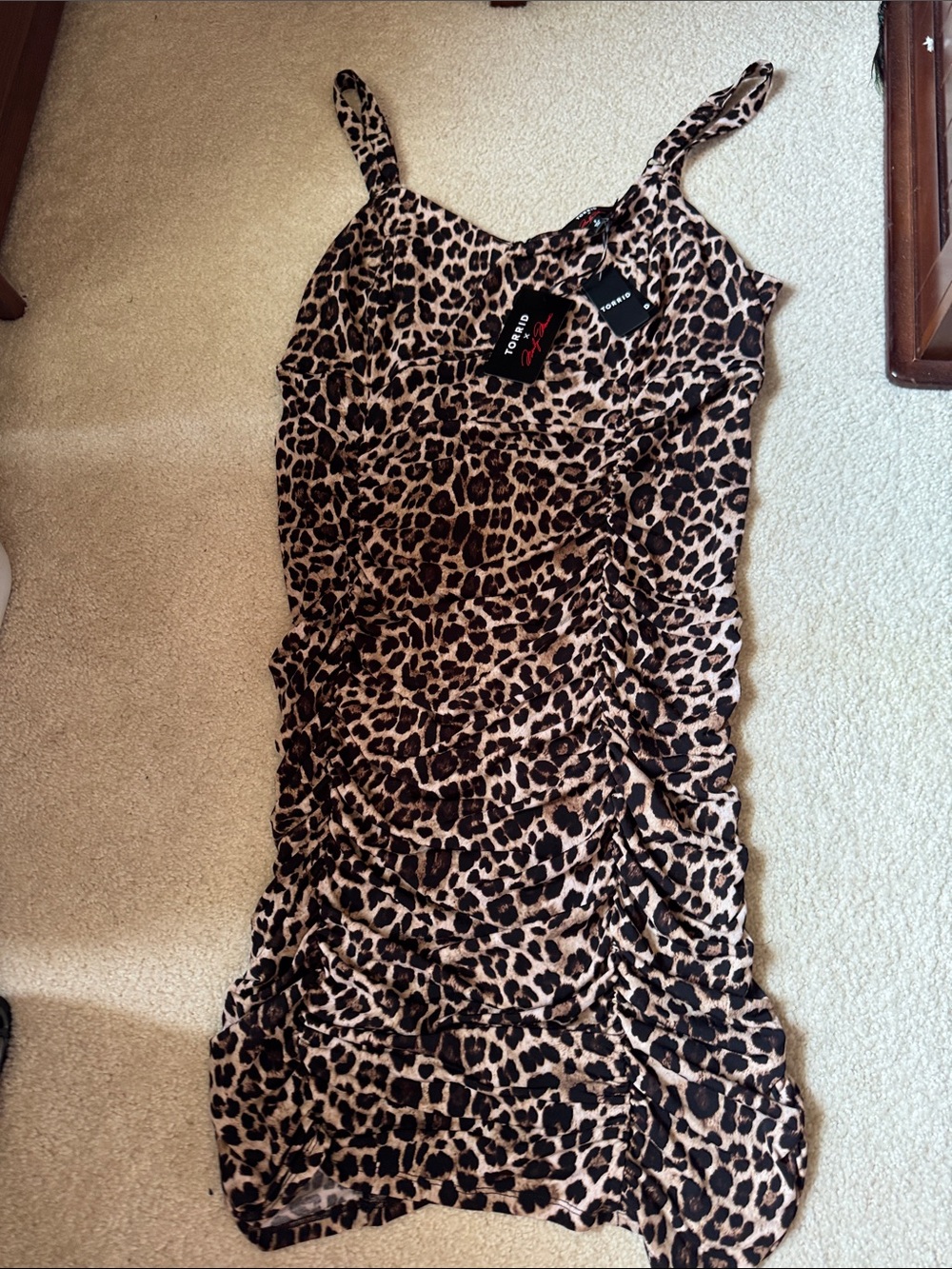 torrid Leopard Print Slip Dress - Brown & Black